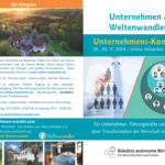 Einladung zum live-Kongress „Unternehmen als Weltenwandler“ am 29./30.11.2024 auf Schloss Hohenfels